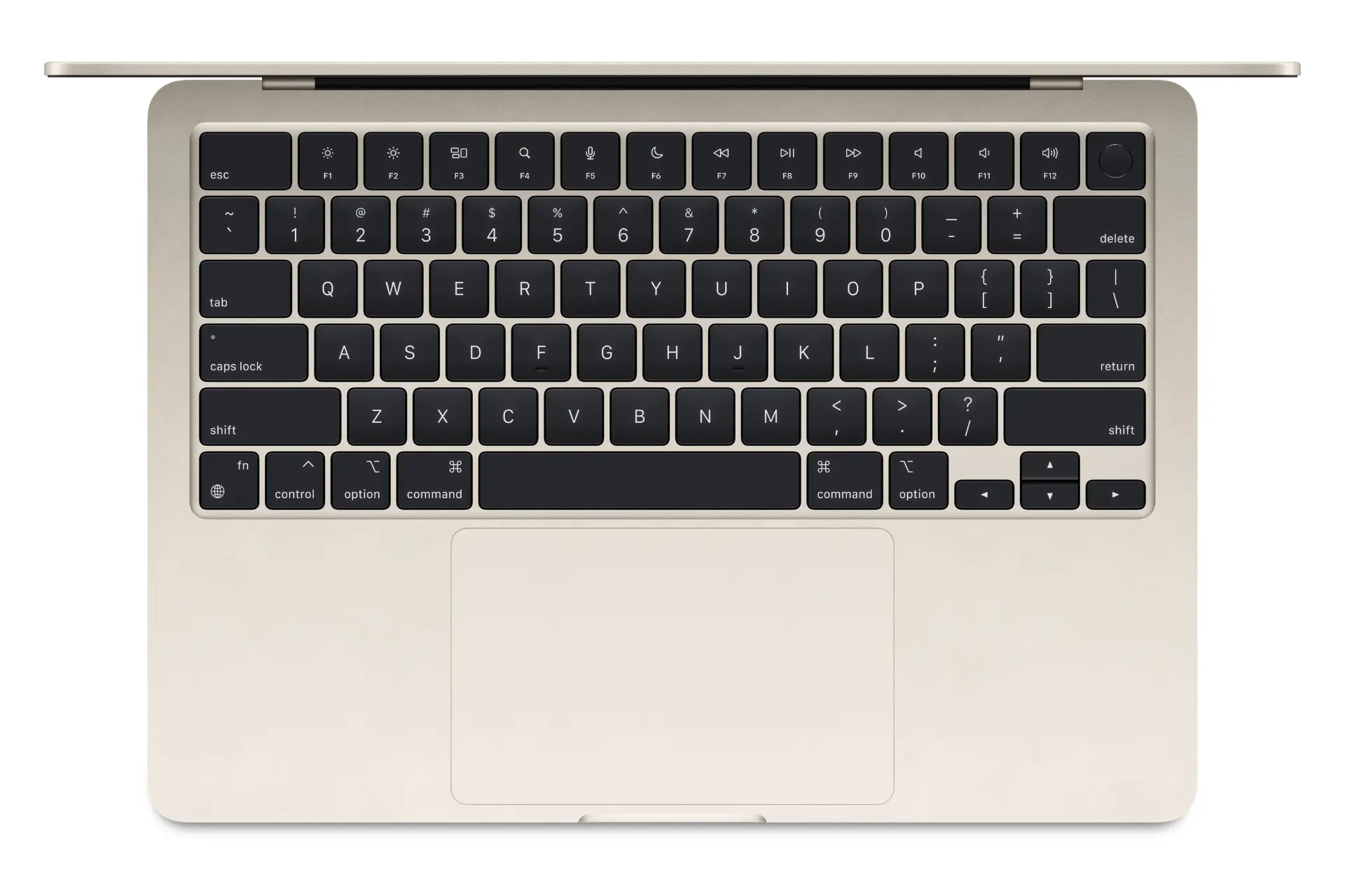 کیبورد مک بوک ایر 13 اینچی M3 اپل طلایی / Apple MacBook Air M3