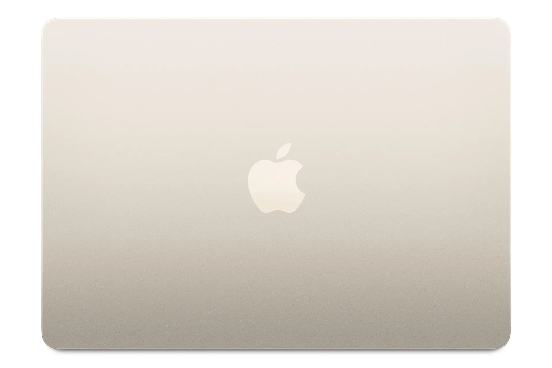 نمای بالا مک بوک ایر 13 اینچی M3 اپل طلایی / Apple MacBook Air M3