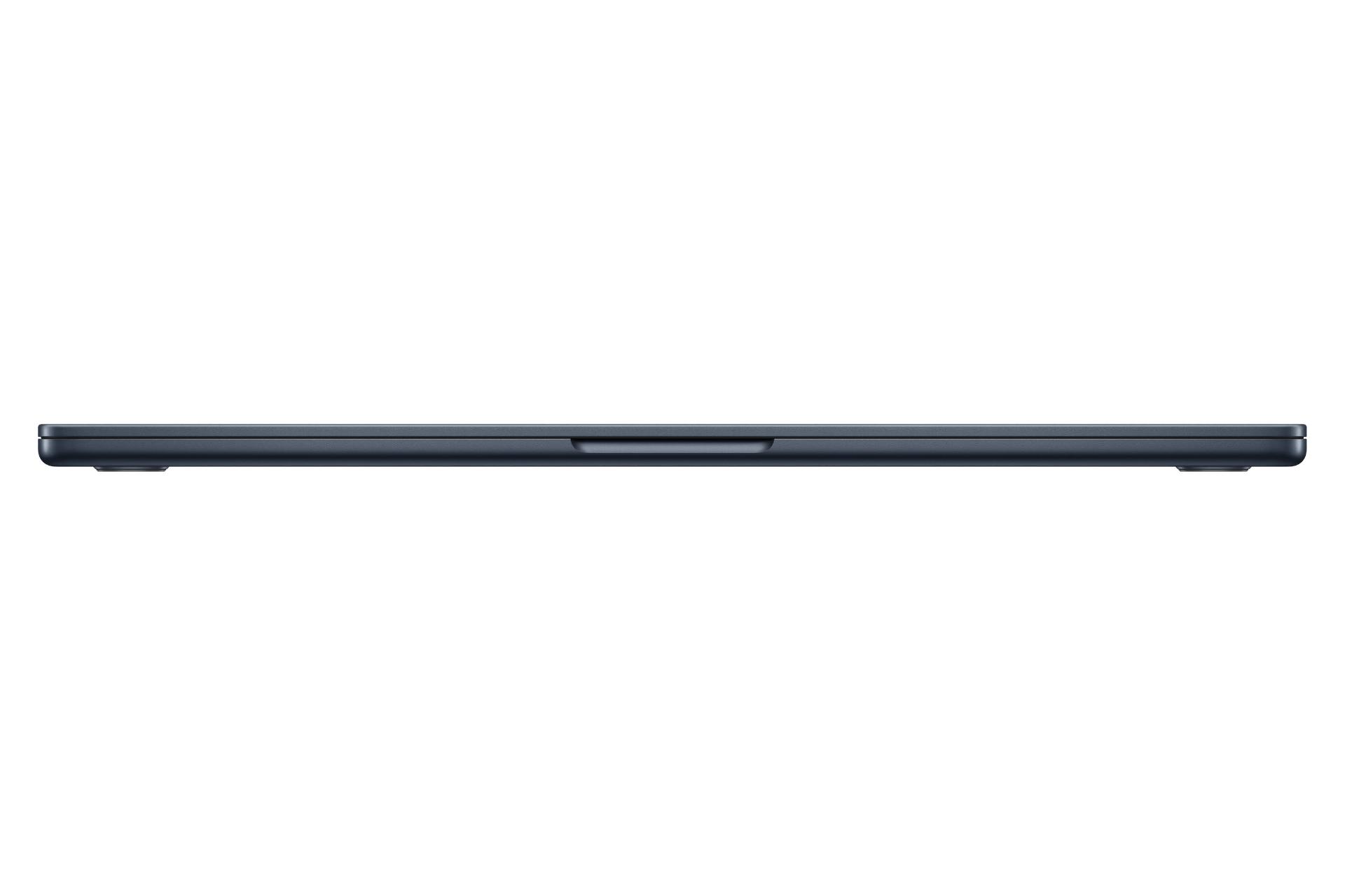 نمای جانبی مک بوک ایر 15 اینچی M3 اپل سرمه ای تیره/ Apple MacBook Air 15 M3