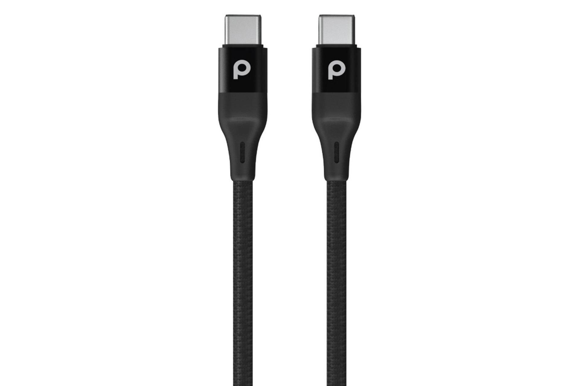 کابل شارژ USB پرودو Type-C به Type-C مدل Aluminum Braided با طول 2.2 متر