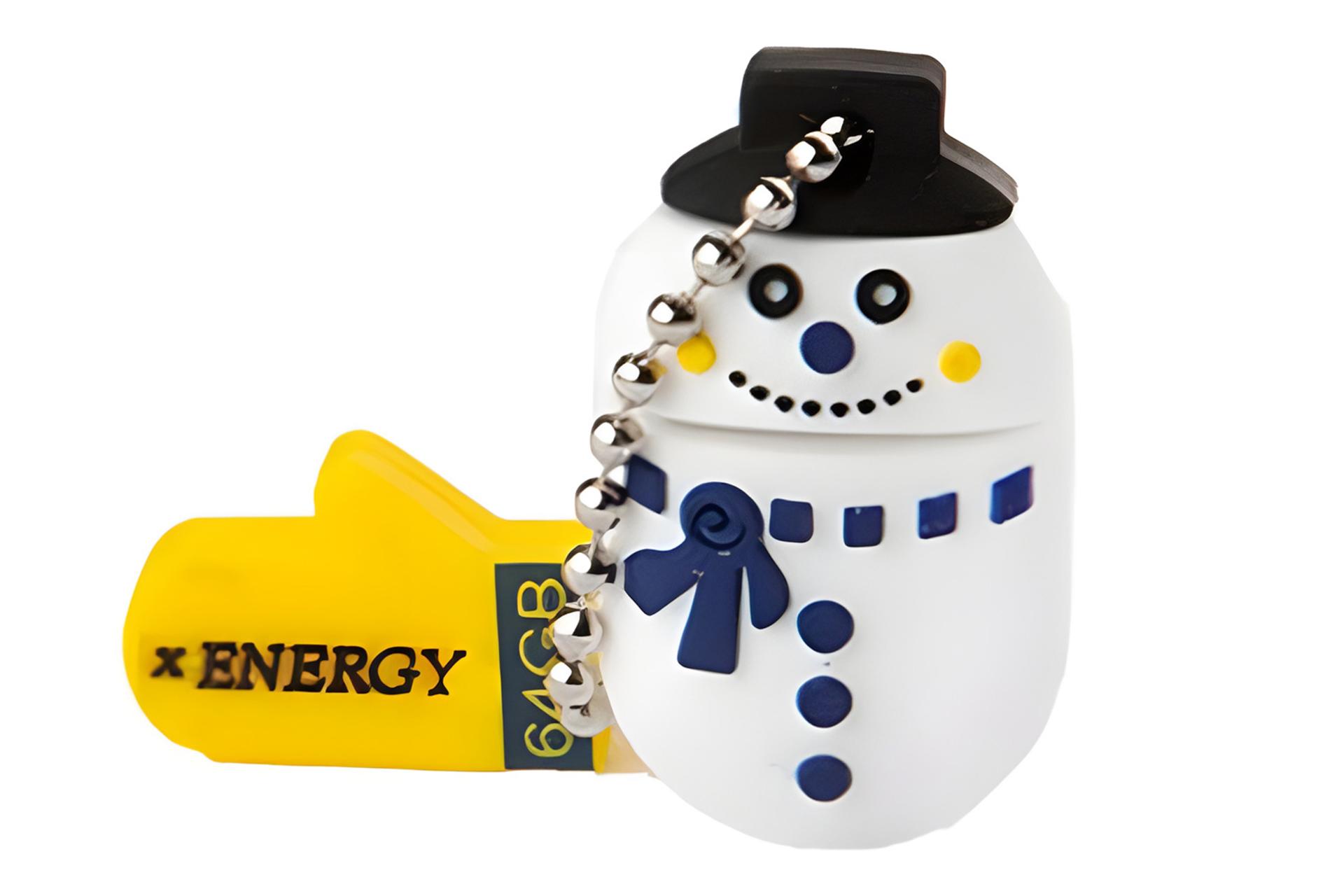 فلش مموری ایکس انرژی x-Energy Snowman 64GB USB 3.2