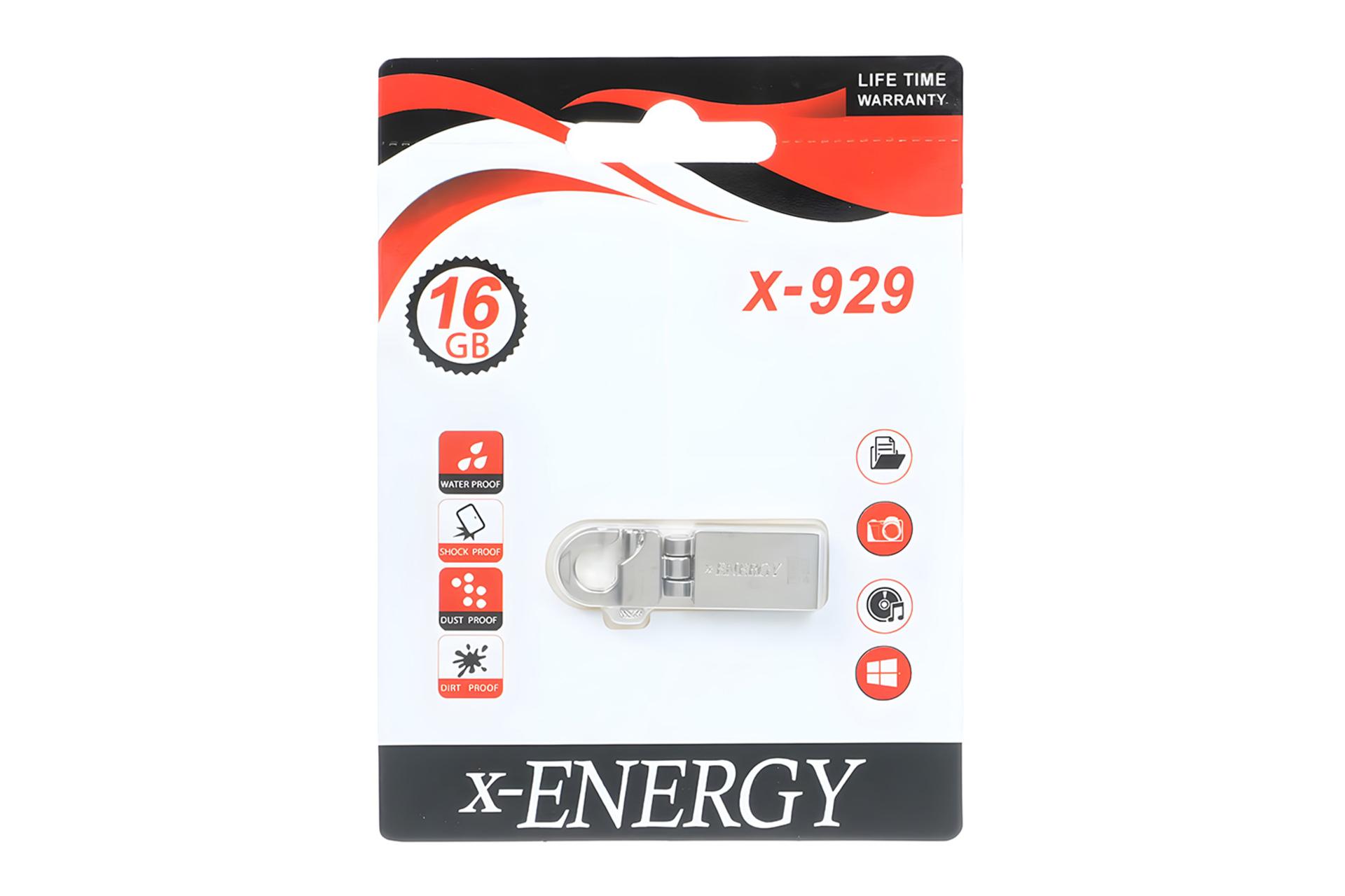 جعبه فلش مموری ایکس انرژی x-Energy X-929 16GB USB 2.0