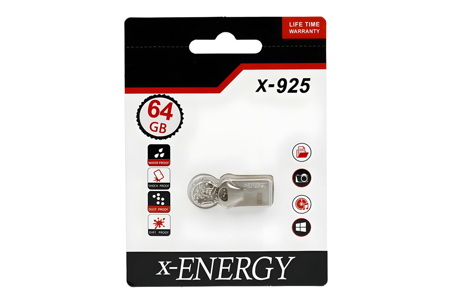 جعبه فلش مموری ایکس انرژی x-Energy X-925 64GB USB 2.0