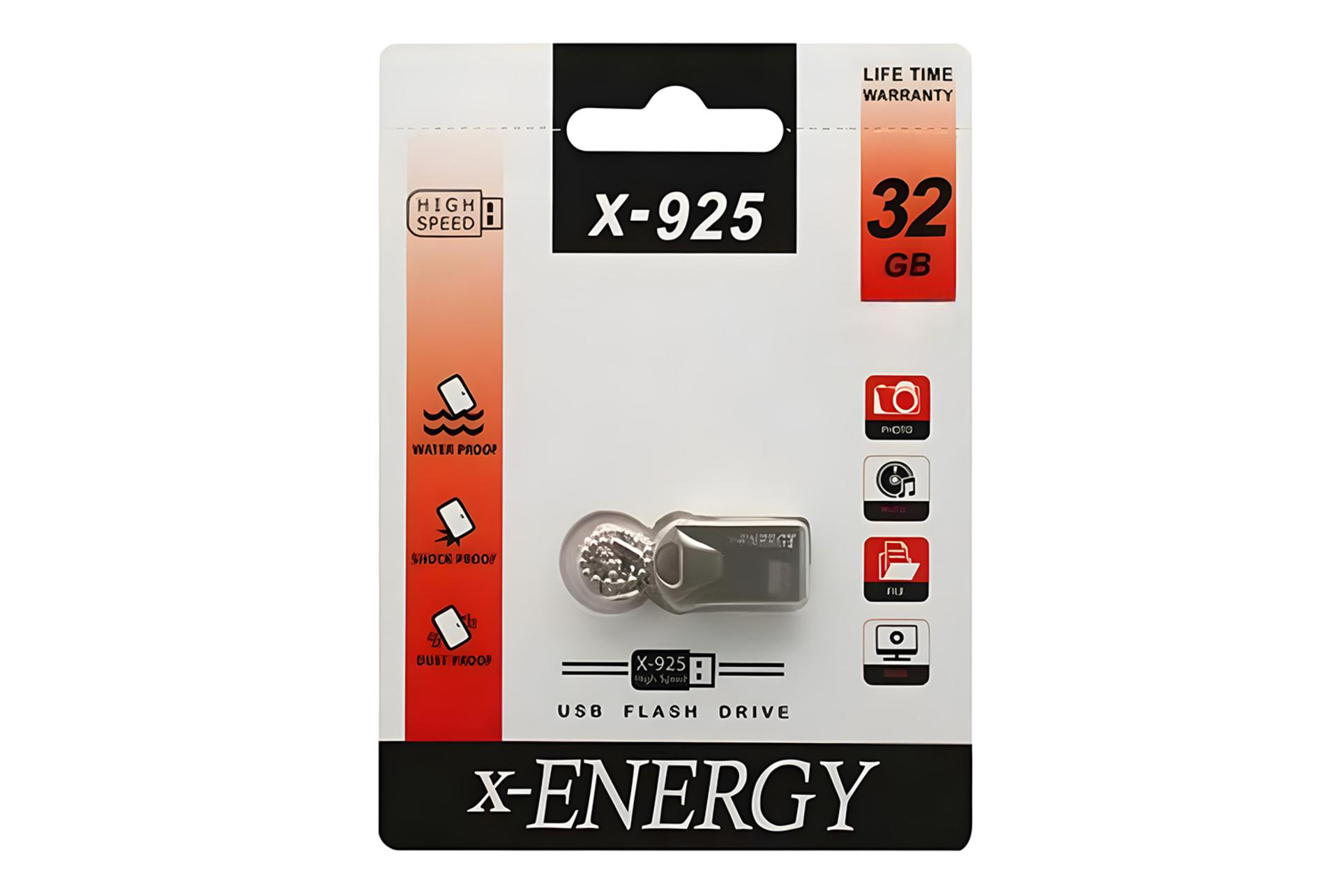 جعبه فلش مموری ایکس انرژی x-Energy X-925 32GB USB 2.0