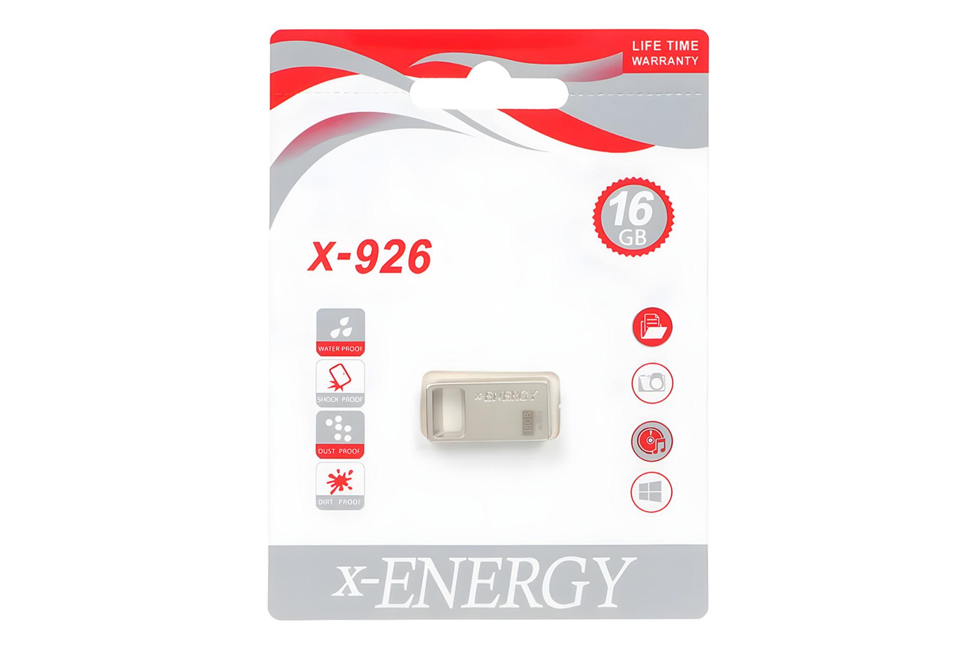 جعبه فلش مموری ایکس انرژی x-Energy X-926 16GB USB 2.0