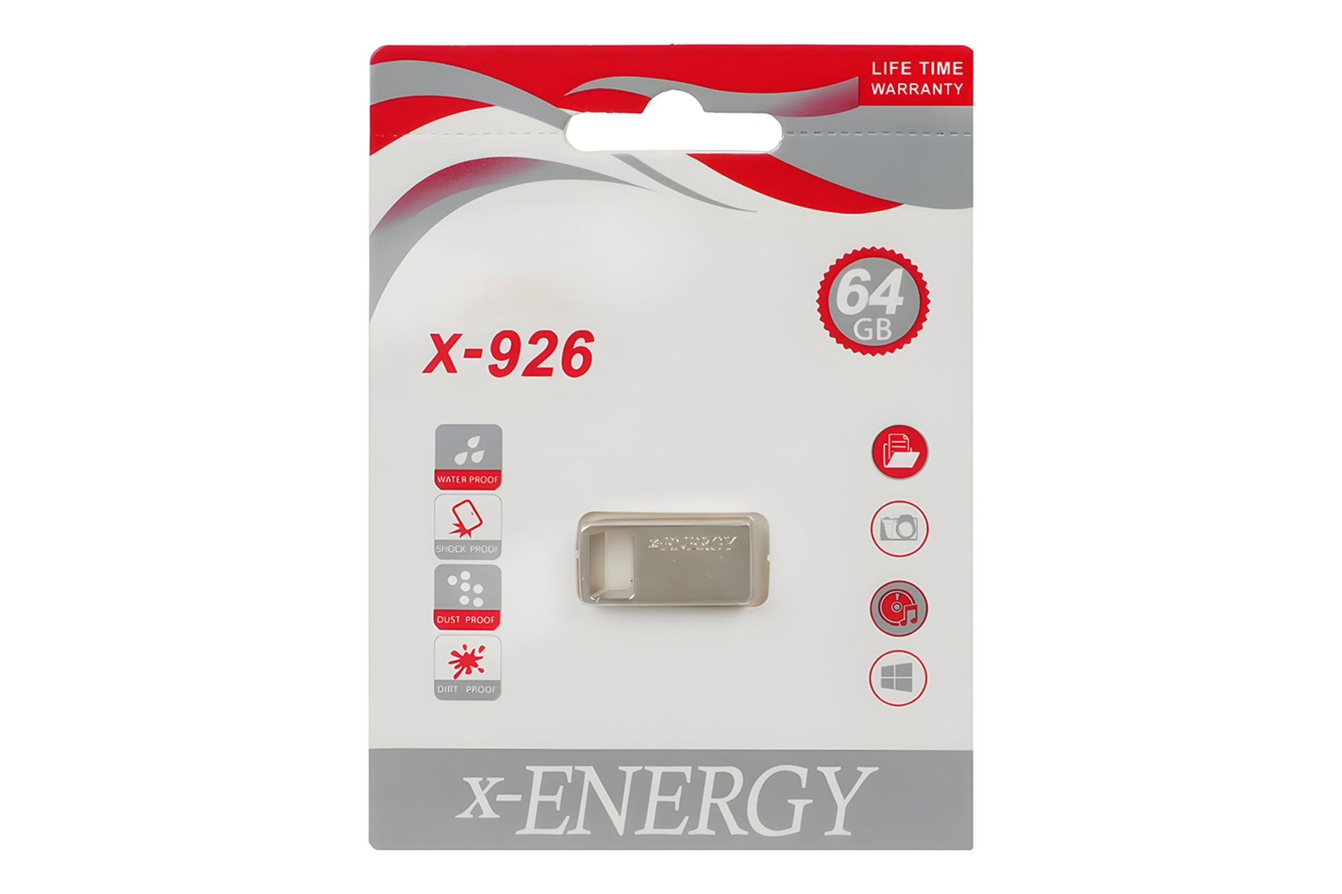 جعبه فلش مموری ایکس انرژی x-Energy X-926 64GB USB 2.0