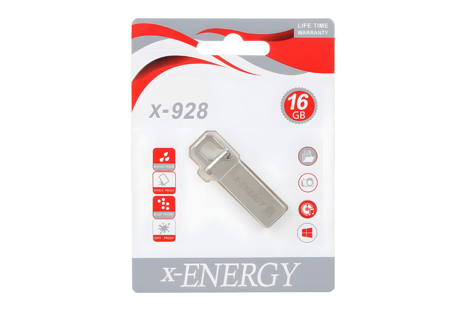 جعبه فلش مموری ایکس انرژی x-Energy X-928 16GB USB 2.0