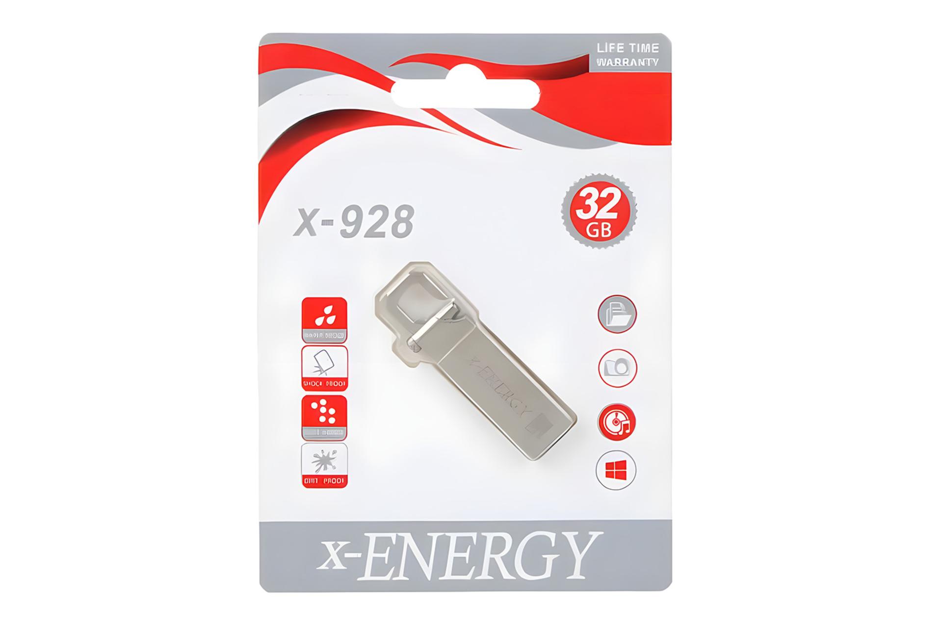 جعبه فلش مموری ایکس انرژی x-Energy X-928 32GB USB 2.0