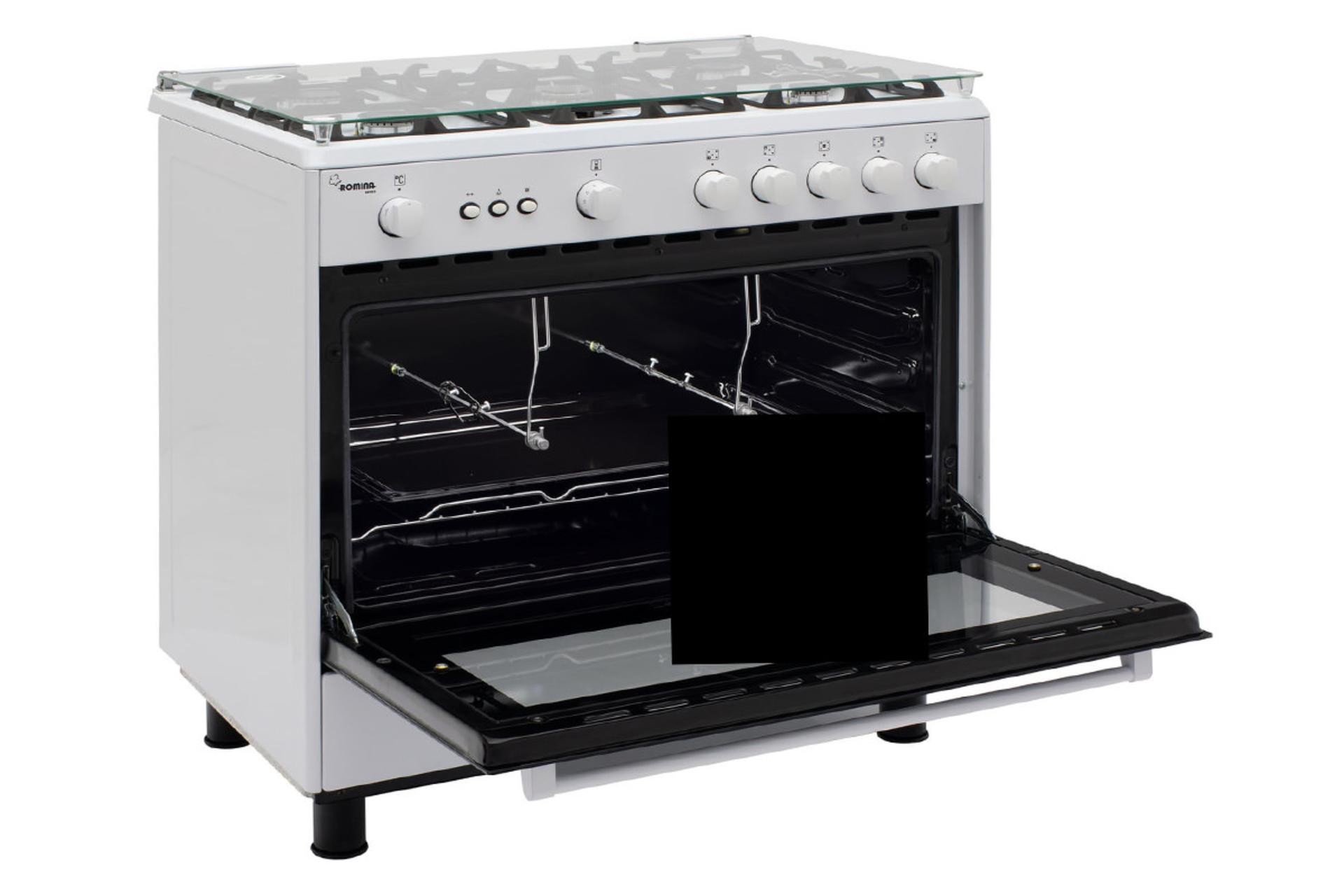 مرجع متخصصين ايران نماي سمت چپ محفظه‌ي فر اجاق گاز اسنوا رومينا SGC5-1102N