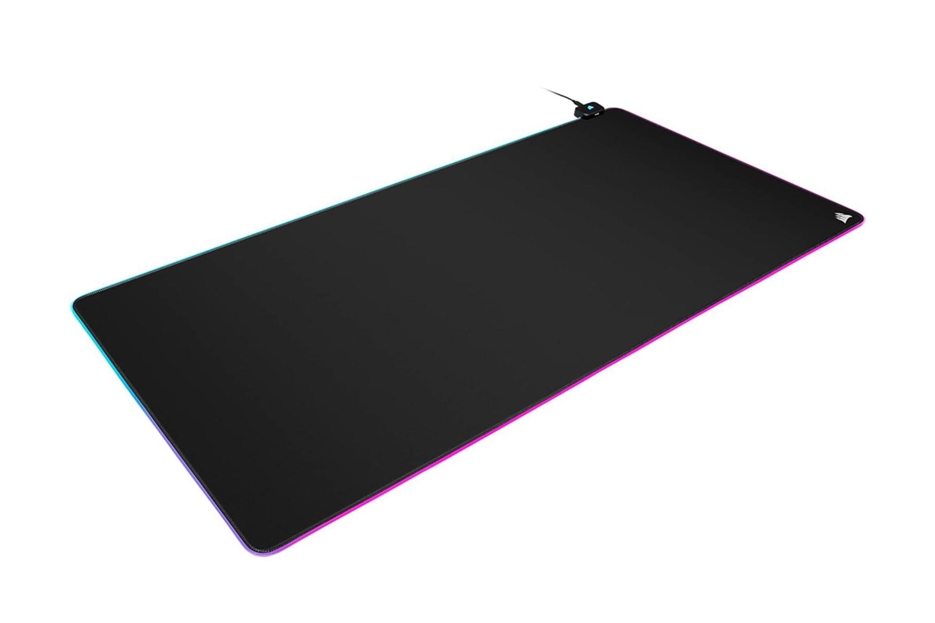 ماوس پد کورسیر Corsair MM700 RGB Extended 3XL نمای بالا و چپ