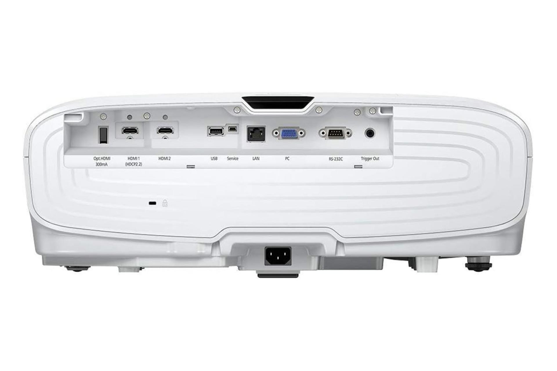 ویدیو پروژکتور اپسون Epson EH-TW7400 نمای پشت و درگاه ها