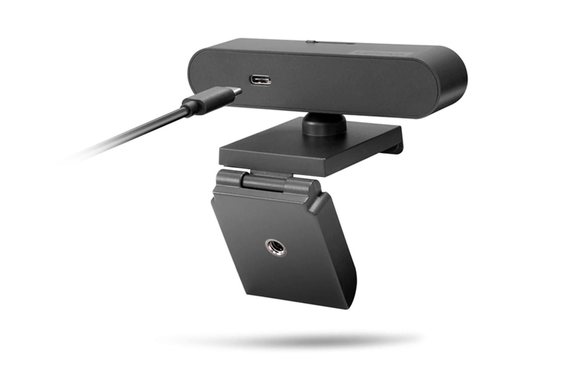 وبکم لنوو Lenovo 500 FHD نمای پشت و درگاه USB