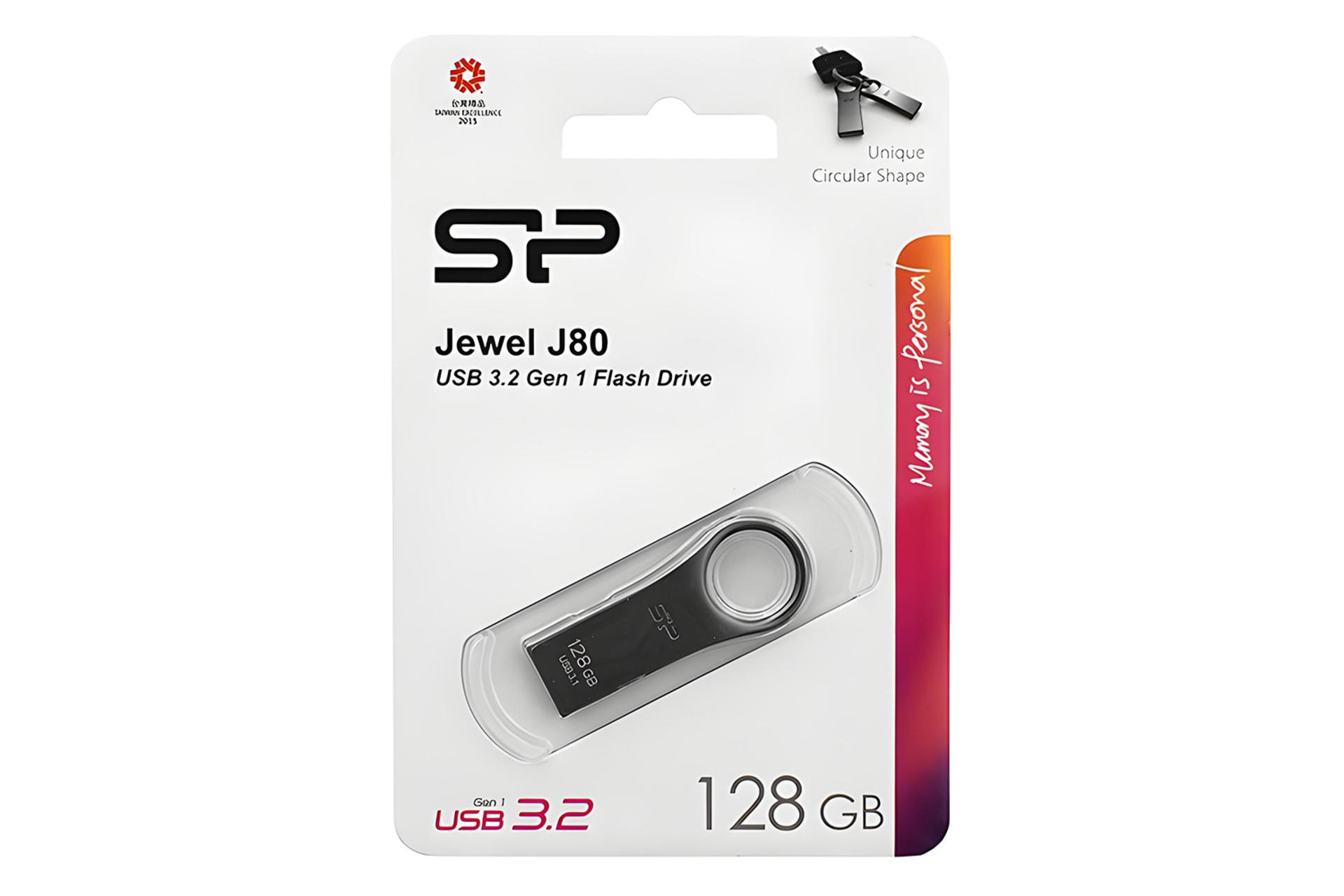 جعبه فلش مموری سیلیکون پاور Silicon Power Jewel J80 128GB USB 3.2