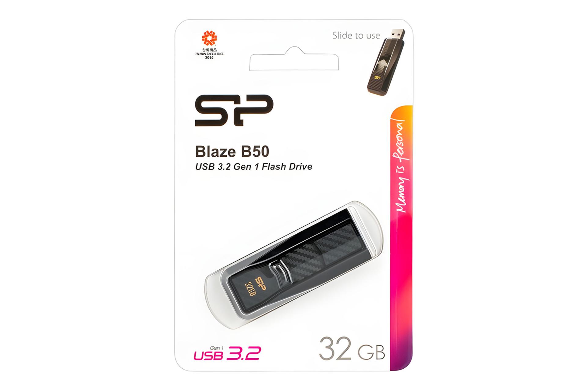 جعبه فلش مموری سیلیکون پاور Silicon Power Blaze B50 32GB USB 3.2