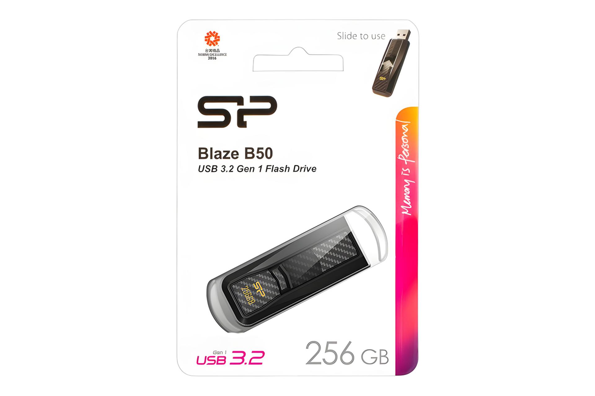 جعبه فلش مموری سیلیکون پاور Silicon Power Blaze B50 256GB USB 3.2