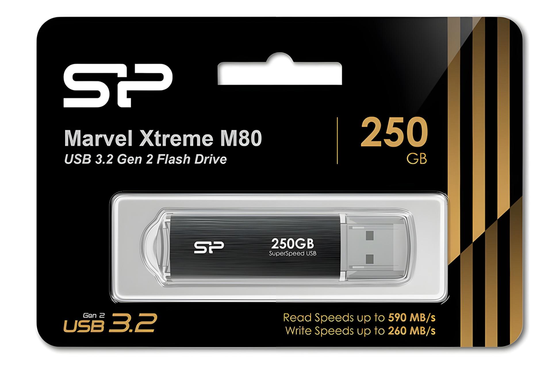 جعبه فلش مموری سیلیکون پاور Silicon Power Marvel Xtreme M80 250GB USB 3.2