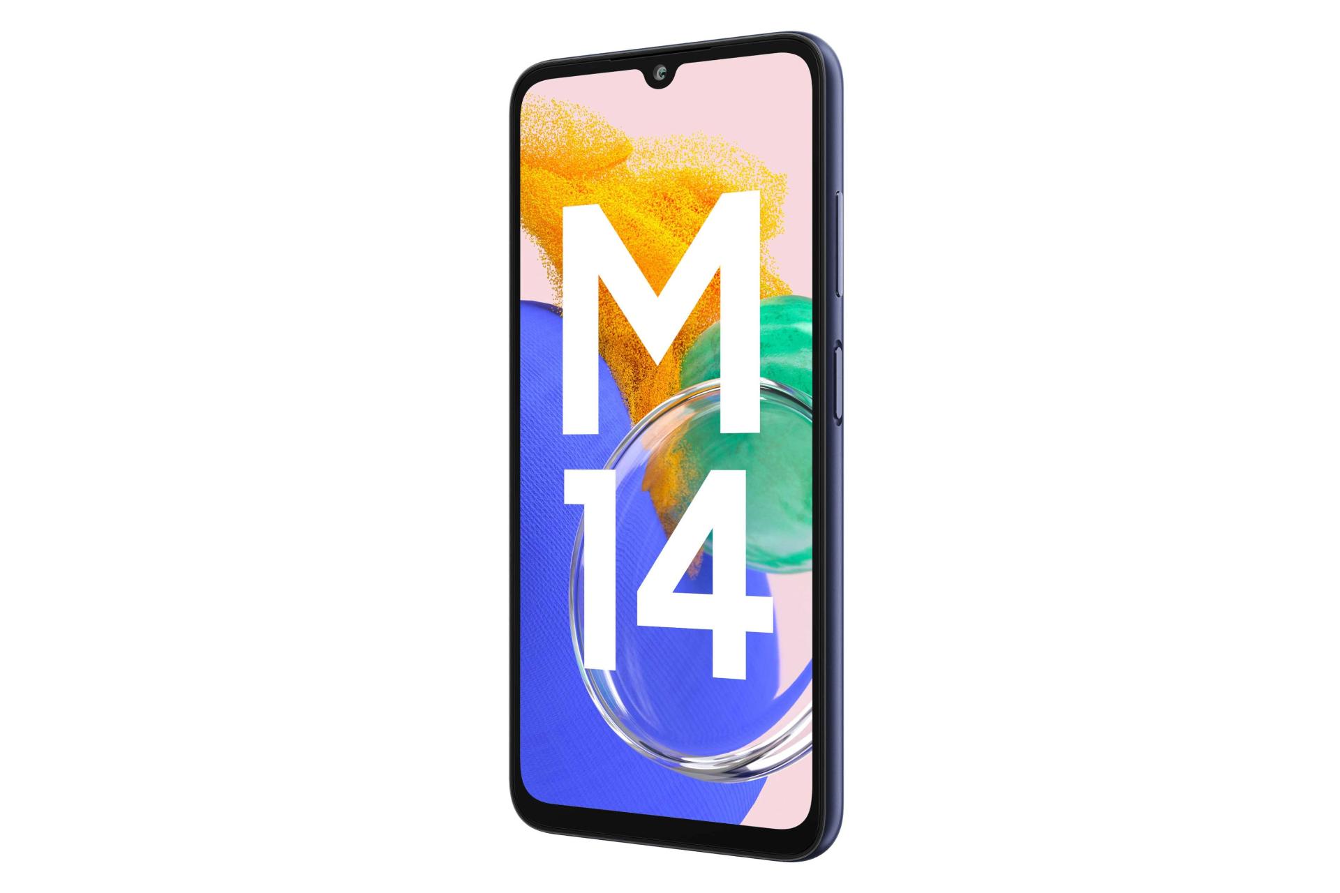 پنل جلو و صفحه نمایش گوشی موبایل گلکسی M14 سامسونگ 4G سرمه ای / Samsung Galaxy M14 4G