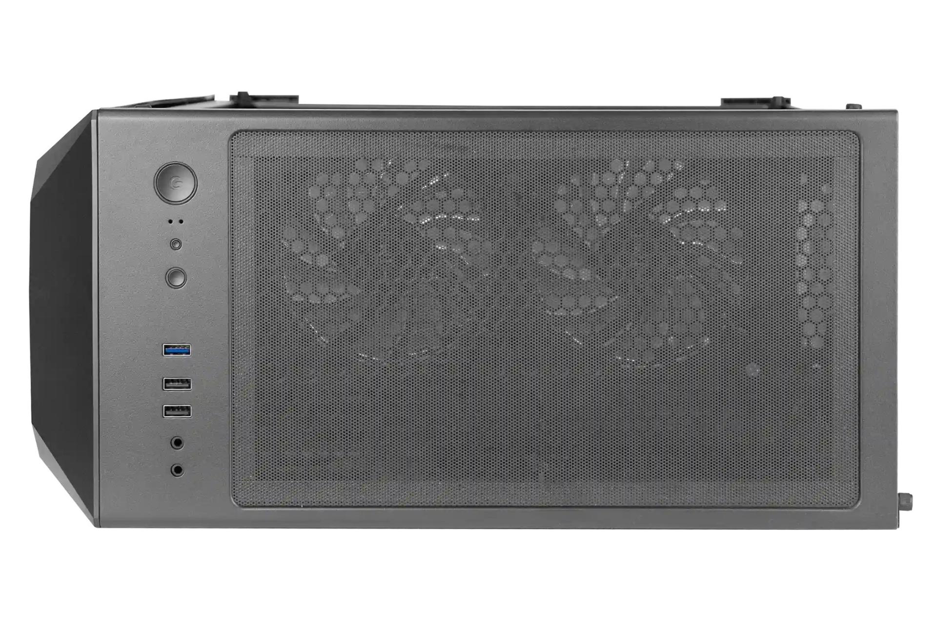 نمای بالا و دکمه های کیس کامپیوتر فاطر FG-730B