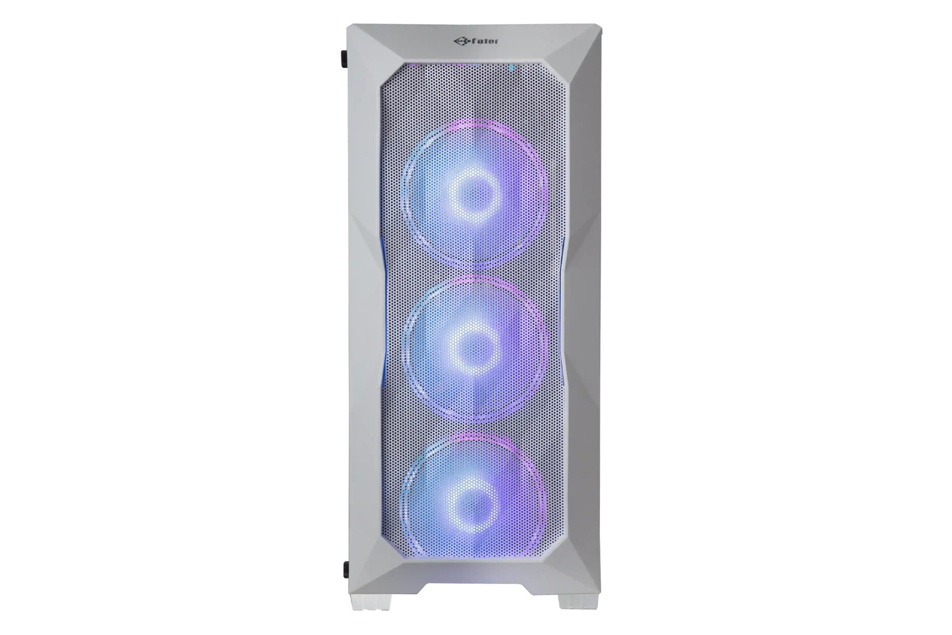 نمای جلو و نورپردازی کیس کامپیوتر فاطر FG-730W