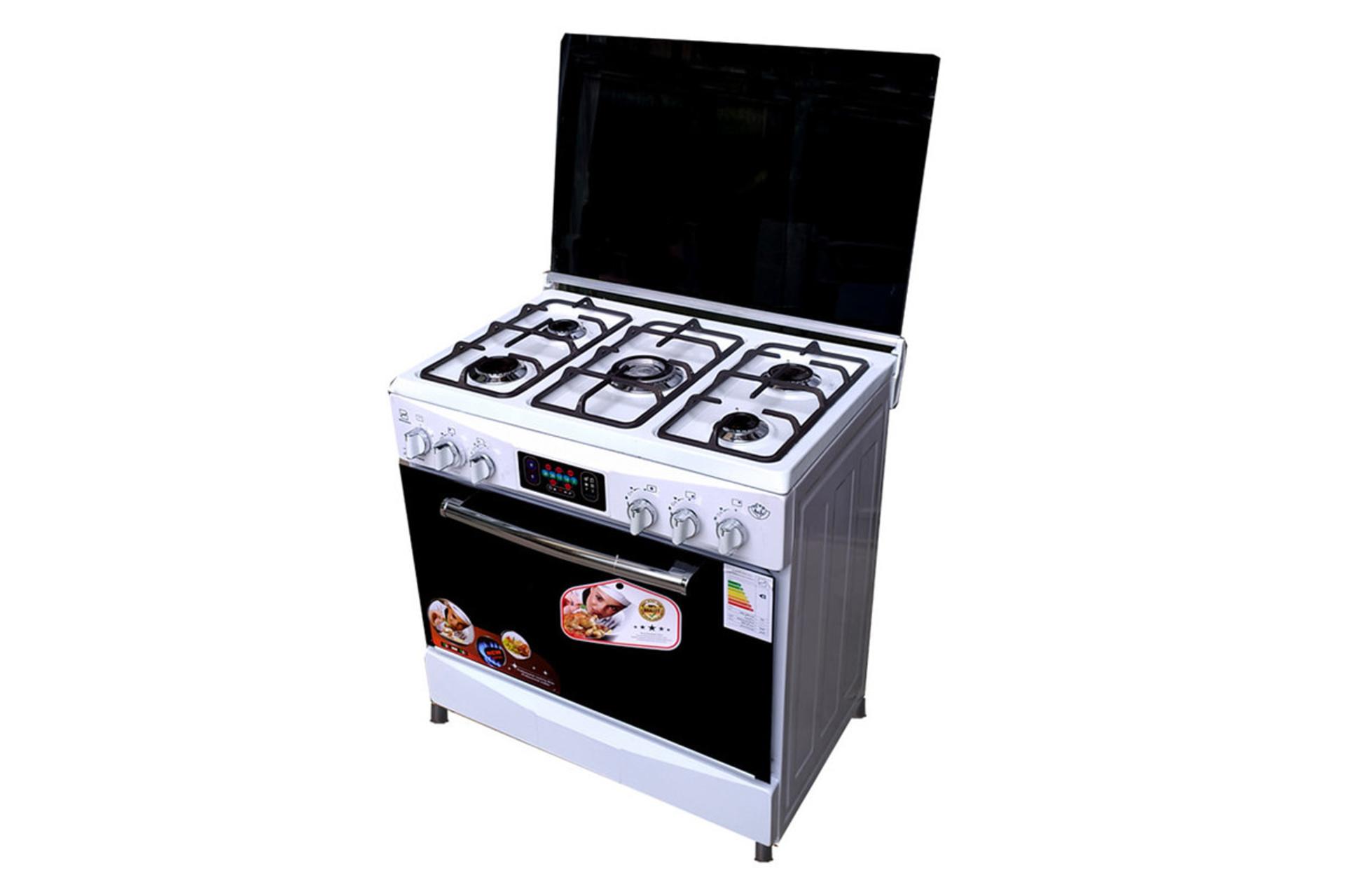 درب شیشه‌ای رویه اجاق گاز آذر افروز پویا cho1