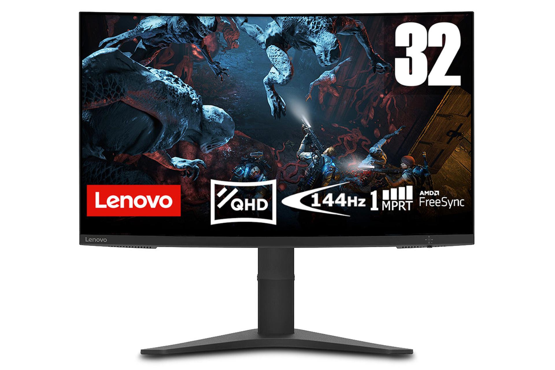 رزولوشن و کیفیت تصویر مانیتور لنوو 32 اینچ مدل G32qc-10