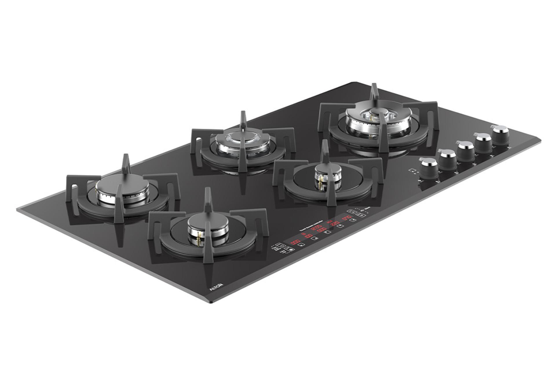 نمای سمت چپ اجاق گاز صفحه‌ای  G532D