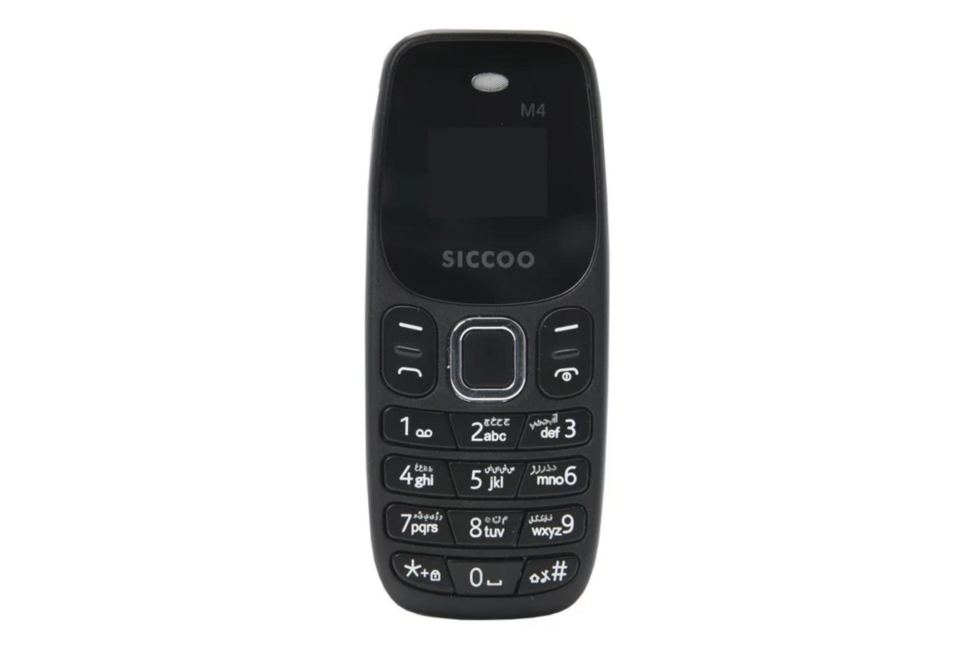 پنل جلو و صفحه کلید گوشی موبایل سیکو SICCOO M4 مشکی