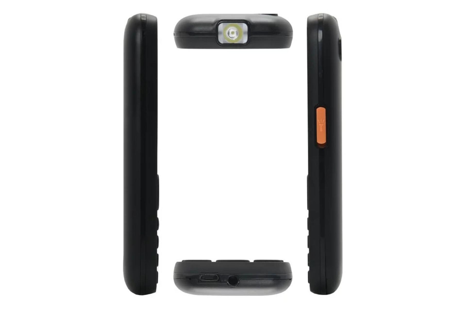 لبه های کناری گوشی موبایل سیکو SICCOO E105 مشکی