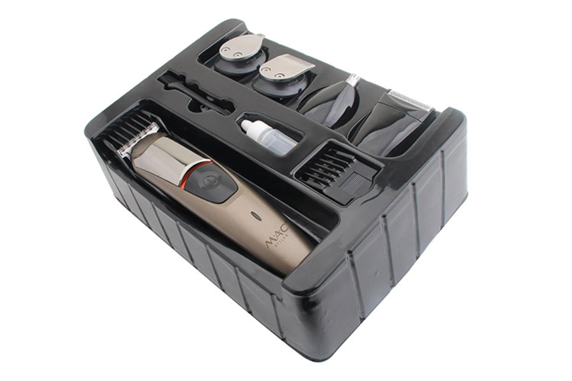 ماشین اصلاح و ریش تراش مک استایلر MAC Styler MC-8012 به همراه شانه و سری