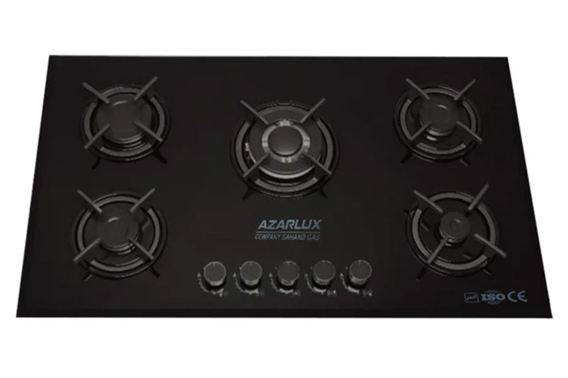 نمای جلوی اجاق گاز صفحه‌ای آذرلوکس G1 ترموکوپل دار