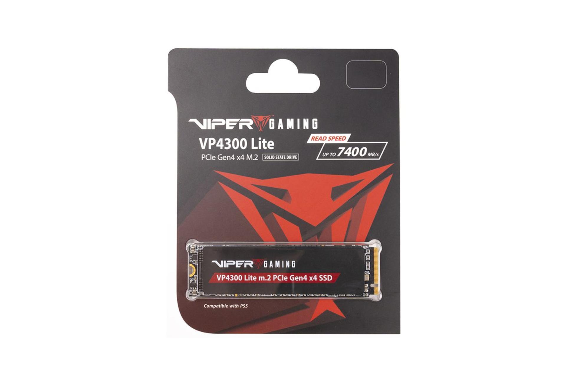جعبه اس اس دی پاتریوت Viper VP4300 Lite NVMe M.2 ظرفیت 1 ترابایت