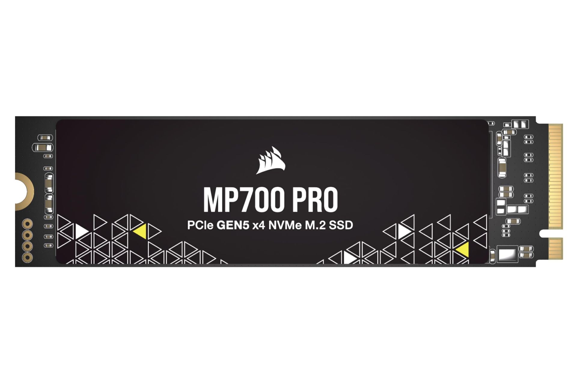 ابعاد و اندازه اس اس دی کورسیر MP700 PRO NVMe M.2 ظرفیت 2 ترابایت
