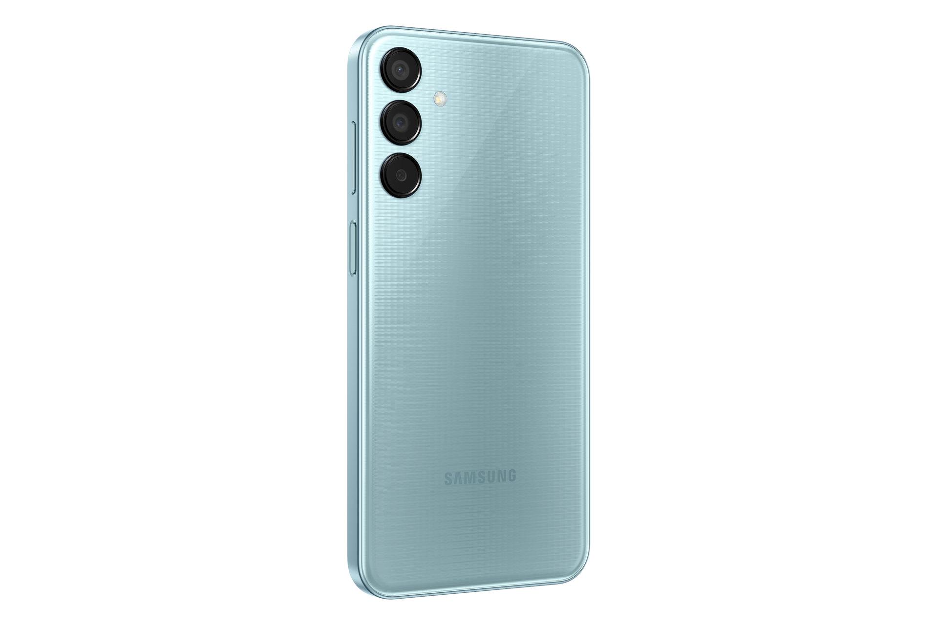 سمت چپ پنل پشت گوشی موبایل گلکسی M15 سامسونگ آبی روشن / Samsung Galaxy M15