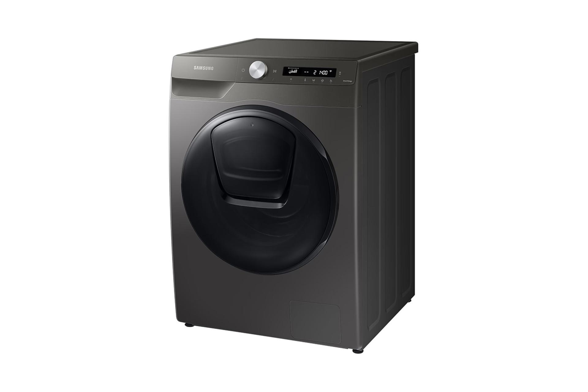 ماشین لباسشویی سامسونگ Samsung WD80T554 نمای جلو و راست