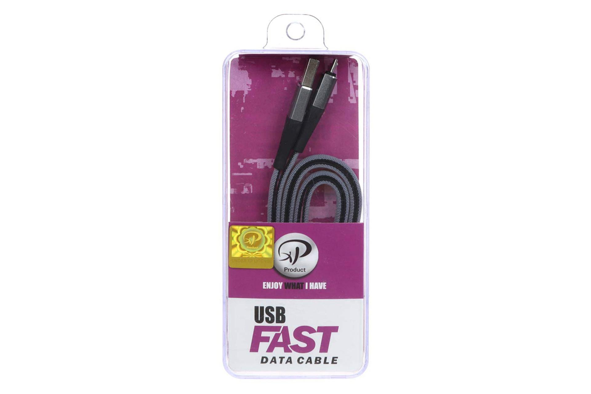 جعبه کابل شارژ USB ایکس پی پروداکت Type-A به Micro-USB مدل XP-C219 با طول 1 متر