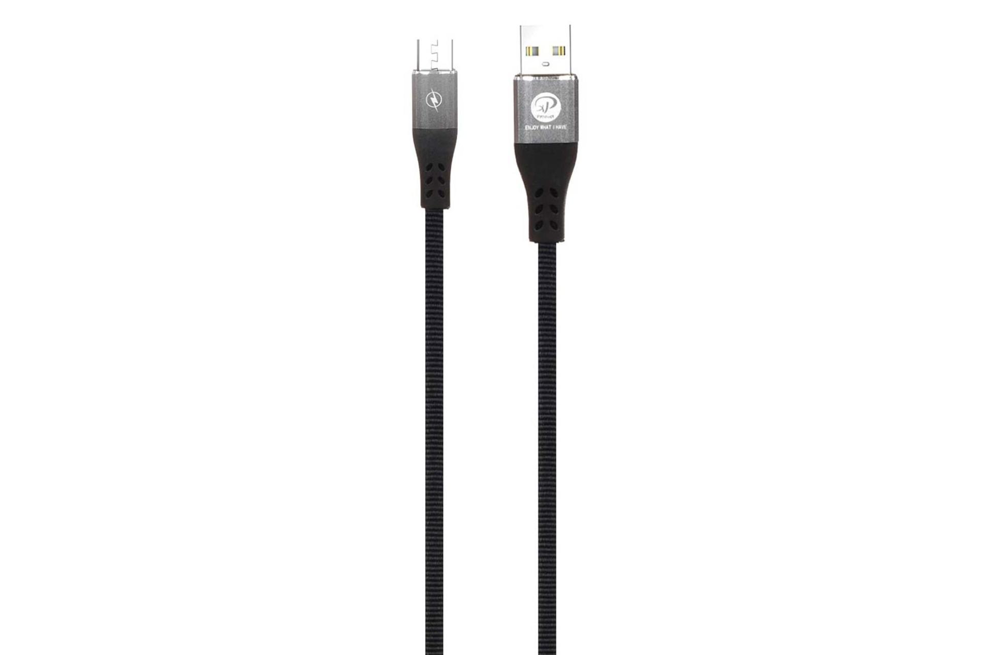 کابل شارژ USB ایکس پی پروداکت Type-A به Micro-USB مدل XP-C219 با طول 1 متر