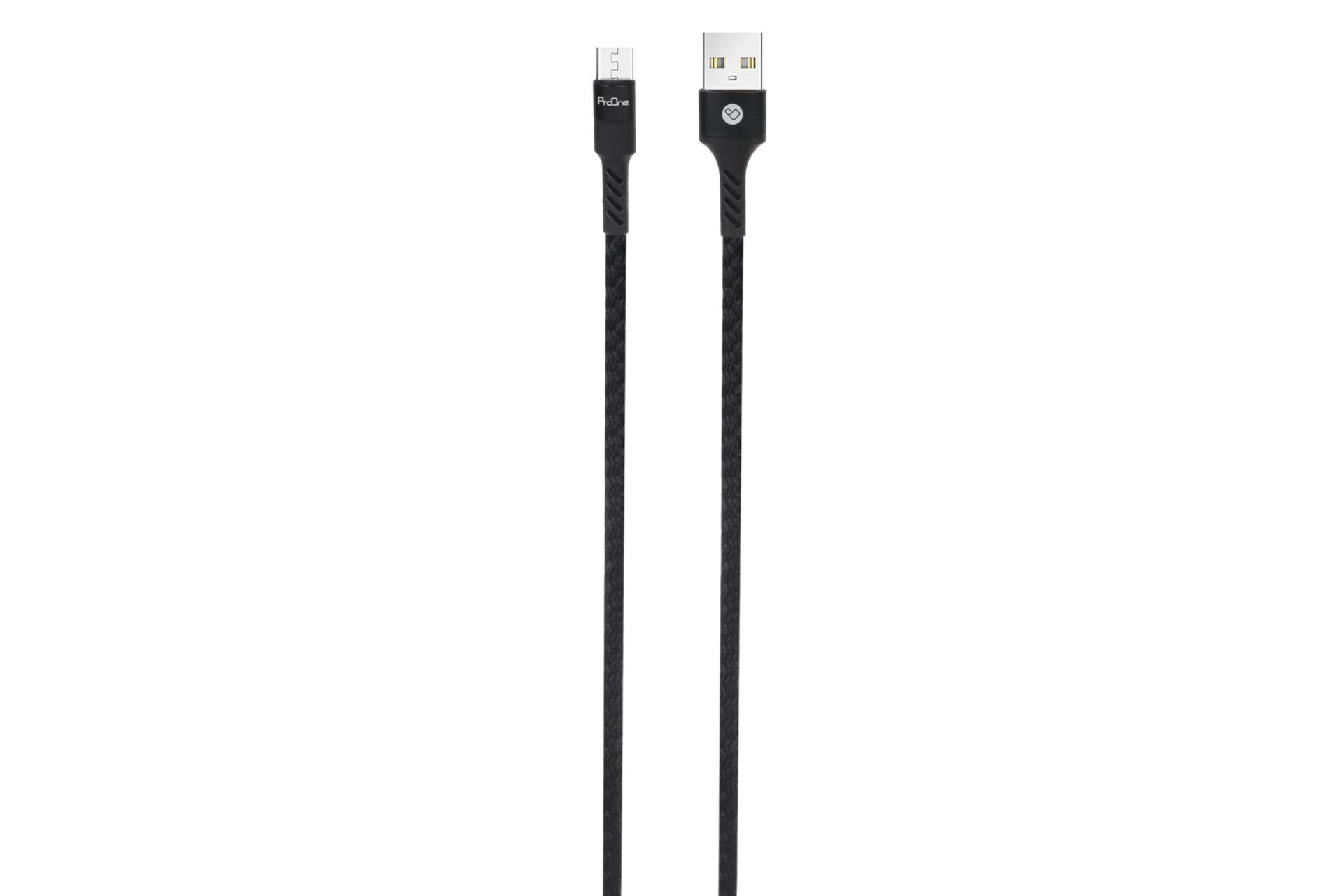 کابل شارژ USB پرو وان Type-A به Micro-USB مدل PCC335M با طول 1 متر