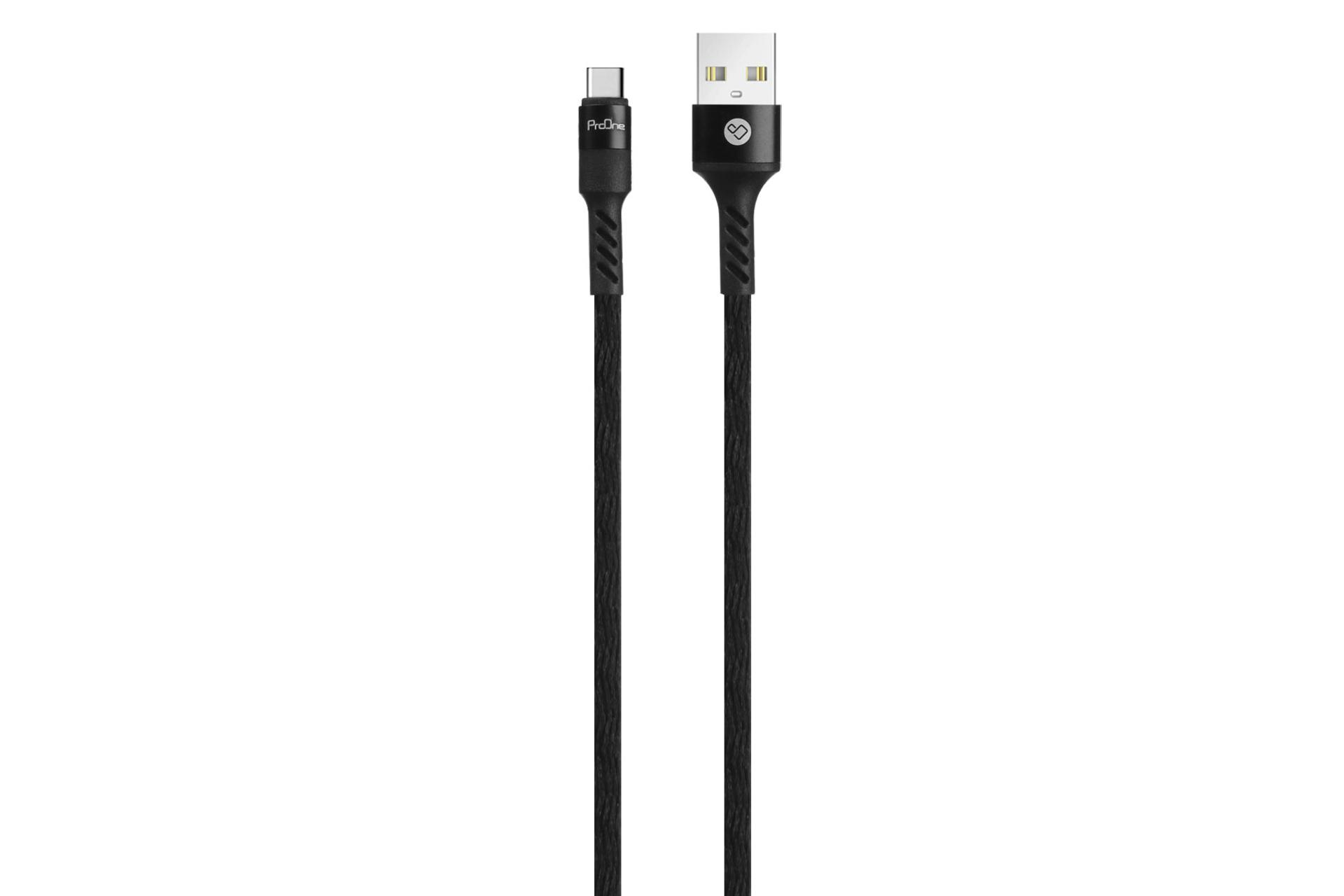 کابل شارژ USB پرو وان Type-A به Type-C مدل PCC345C با طول 1 متر