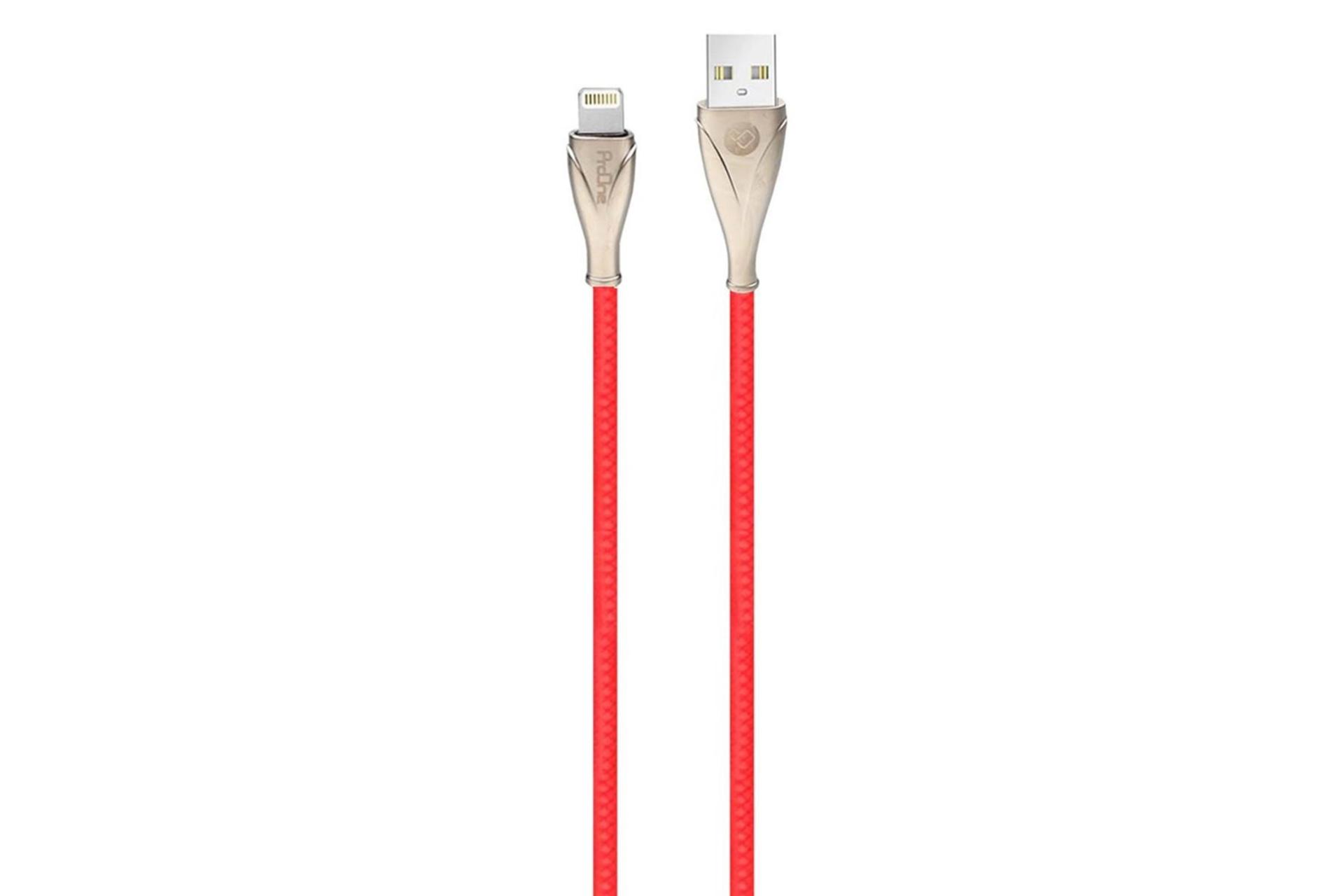 کابل شارژ USB پرو وان Type-A به Lightning مدل PCC115 با طول 1 متر