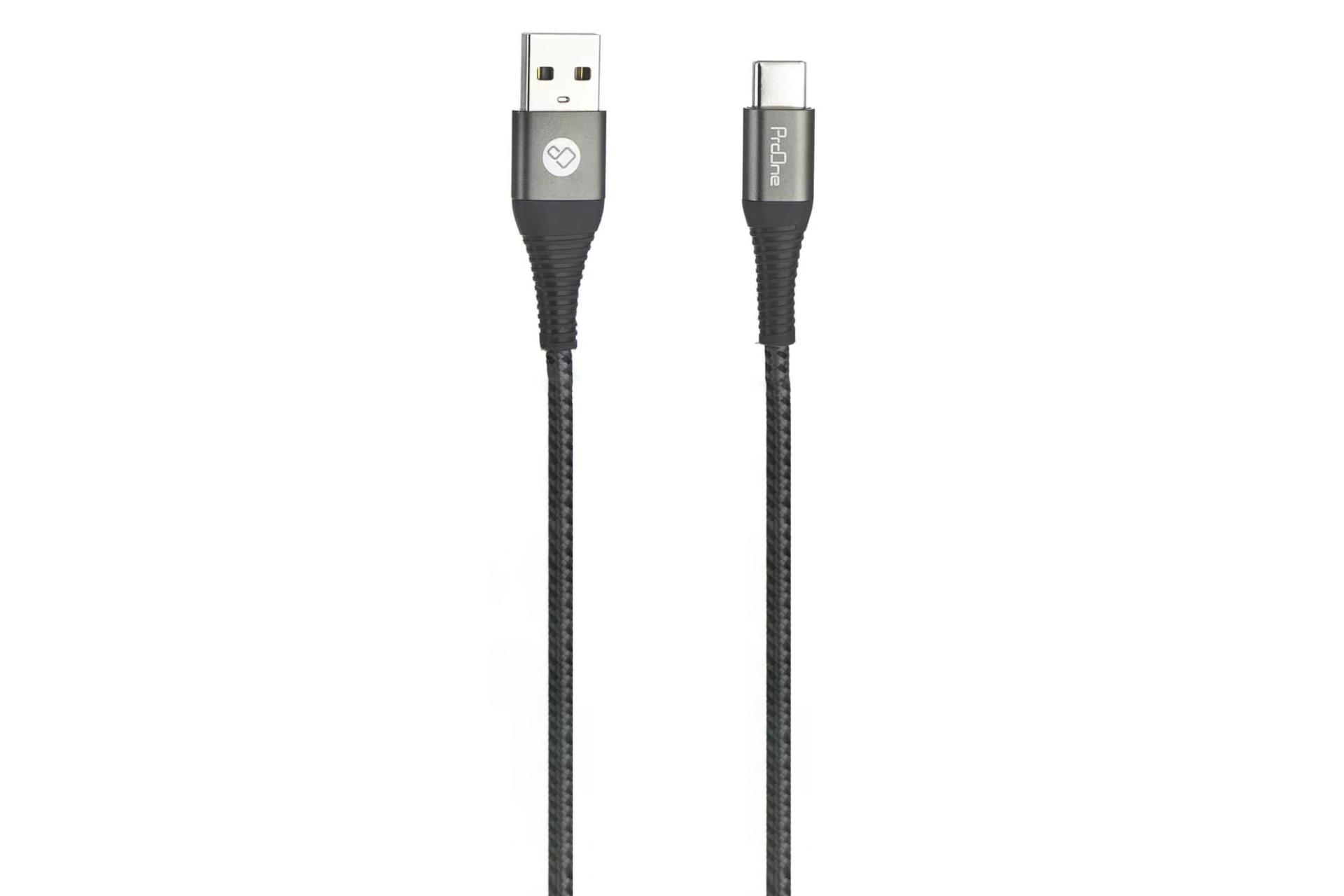 کابل شارژ USB پرو وان Type-A به Type-C مدل PCC390C با طول 1 متر