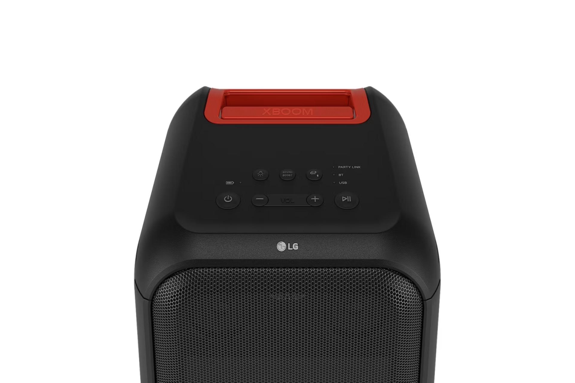 نمای بالا و دکمه های کنترل اسپیکر ال جی XBOOM XL7S