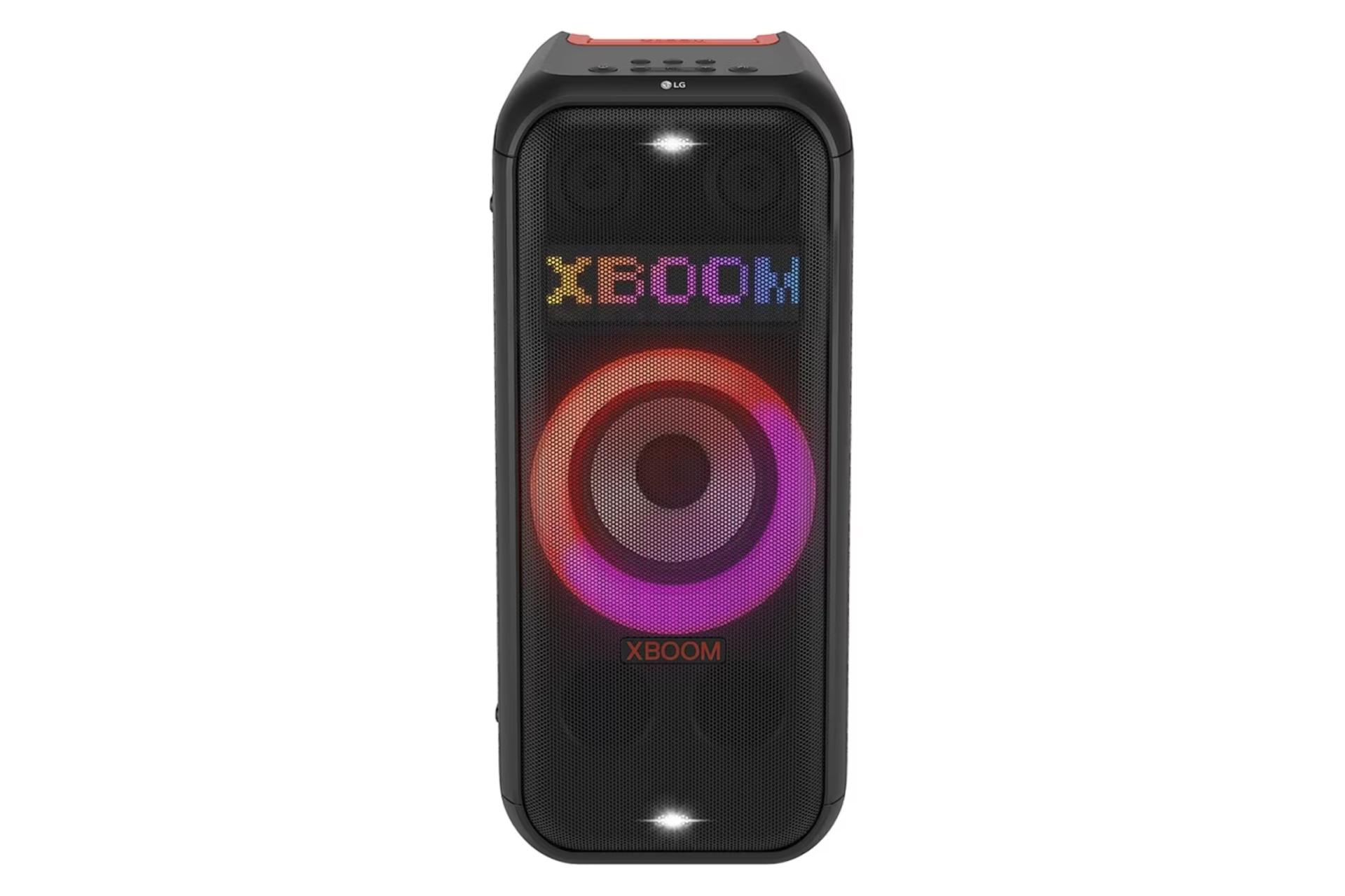 نمای جلو و نورپردازی اسپیکر ال جی XBOOM XL7S