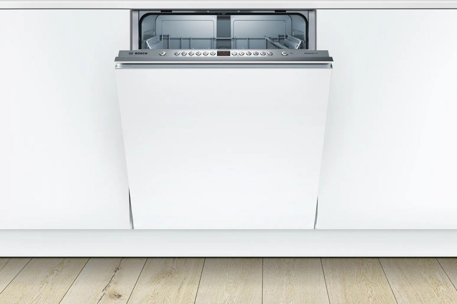 ماشین ظرفشویی بوش Bosch SMV46JX10Q نمای جلو توکار در کابینت