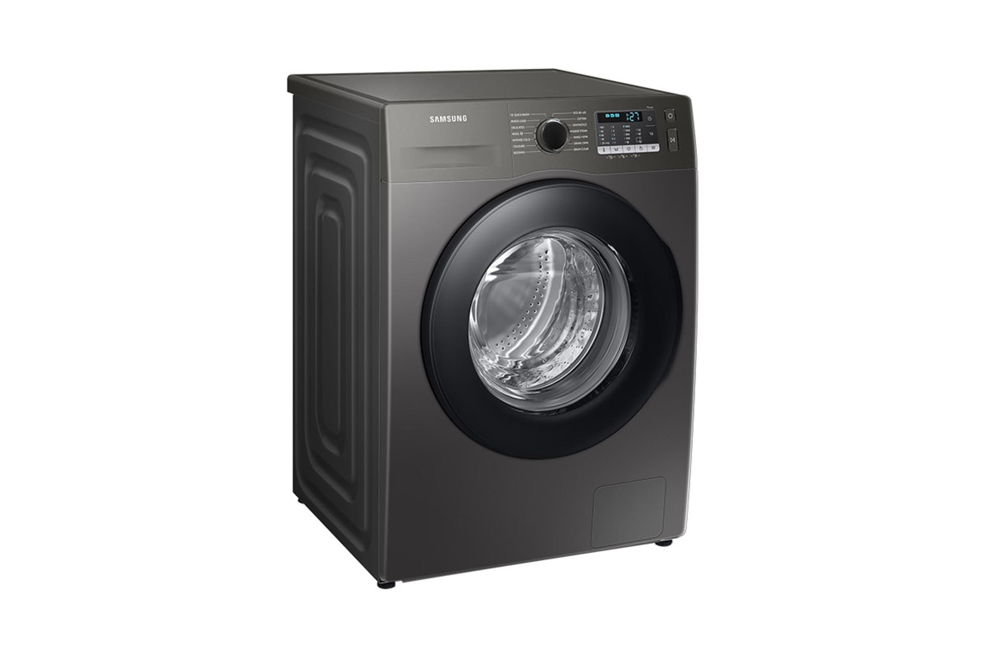 ماشین لباسشویی سامسونگ Samsung WW90TA046 نمای جلو و چپ