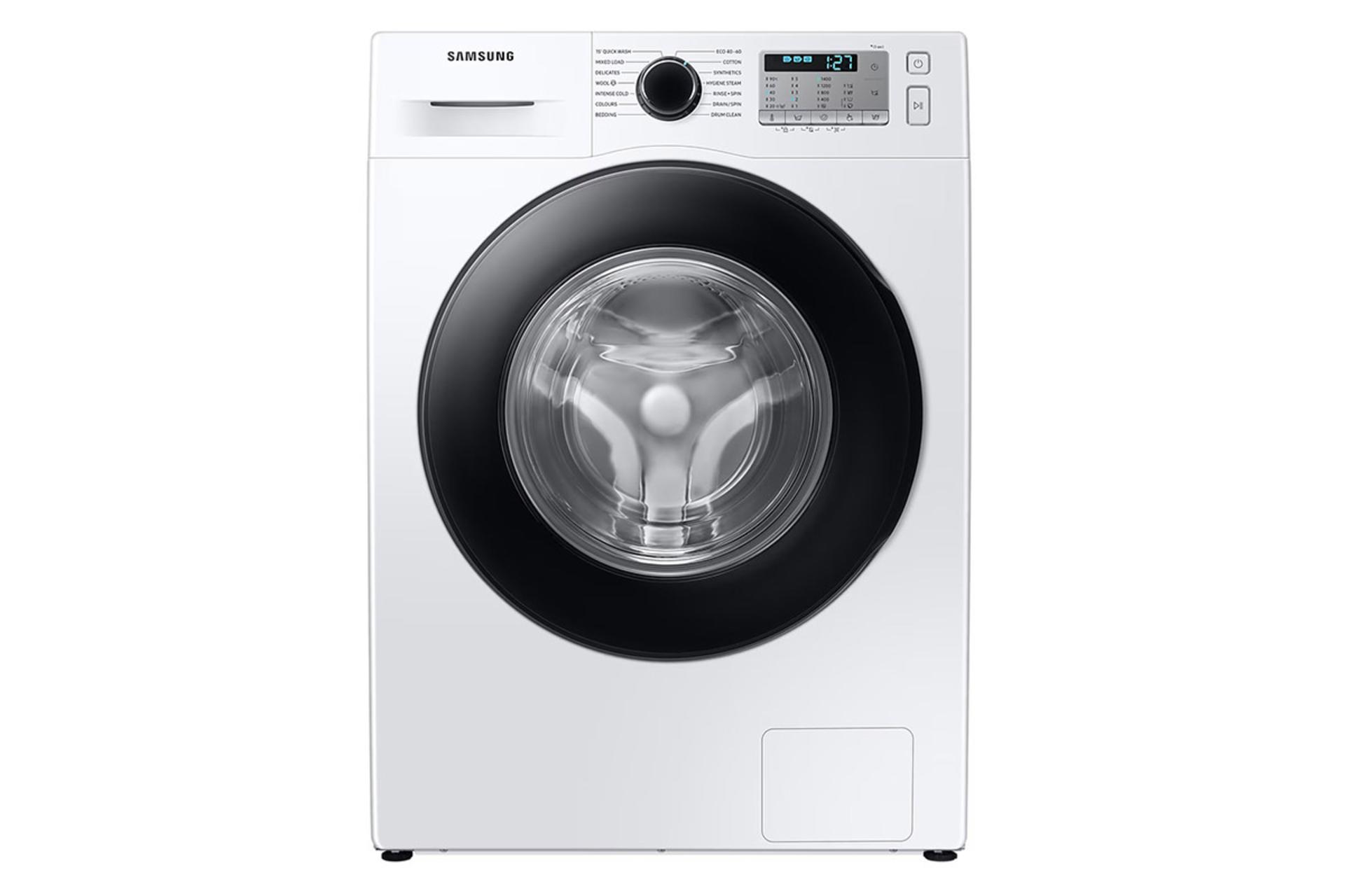 ماشین لباسشویی سامسونگ Samsung WW90TA046 نمای جلو رنگ سفید