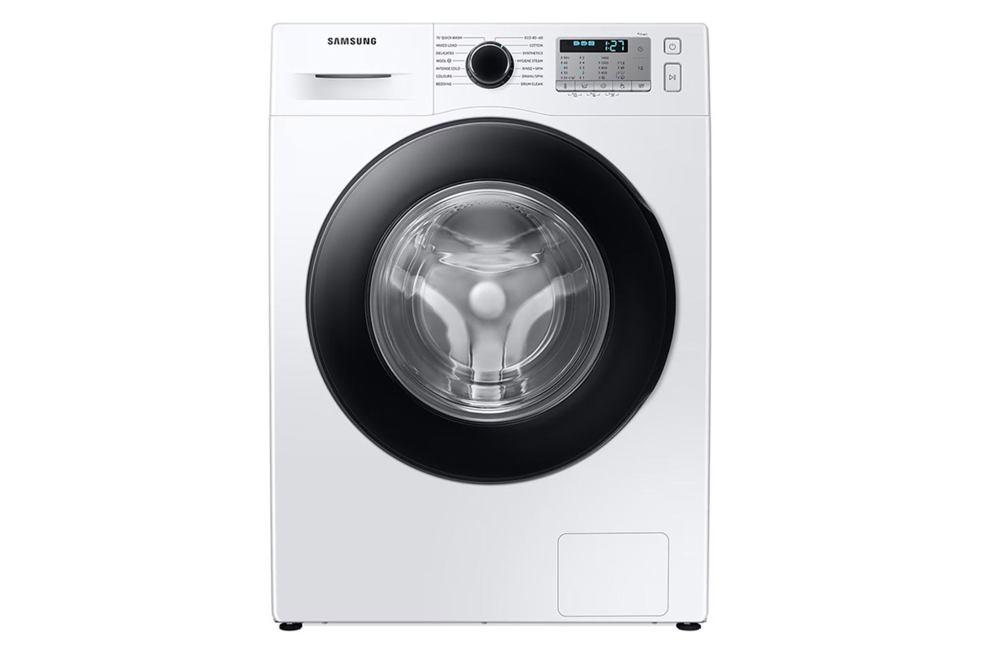 ماشین لباسشویی سامسونگ Samsung WW90TA046 نمای جلو رنگ سفید