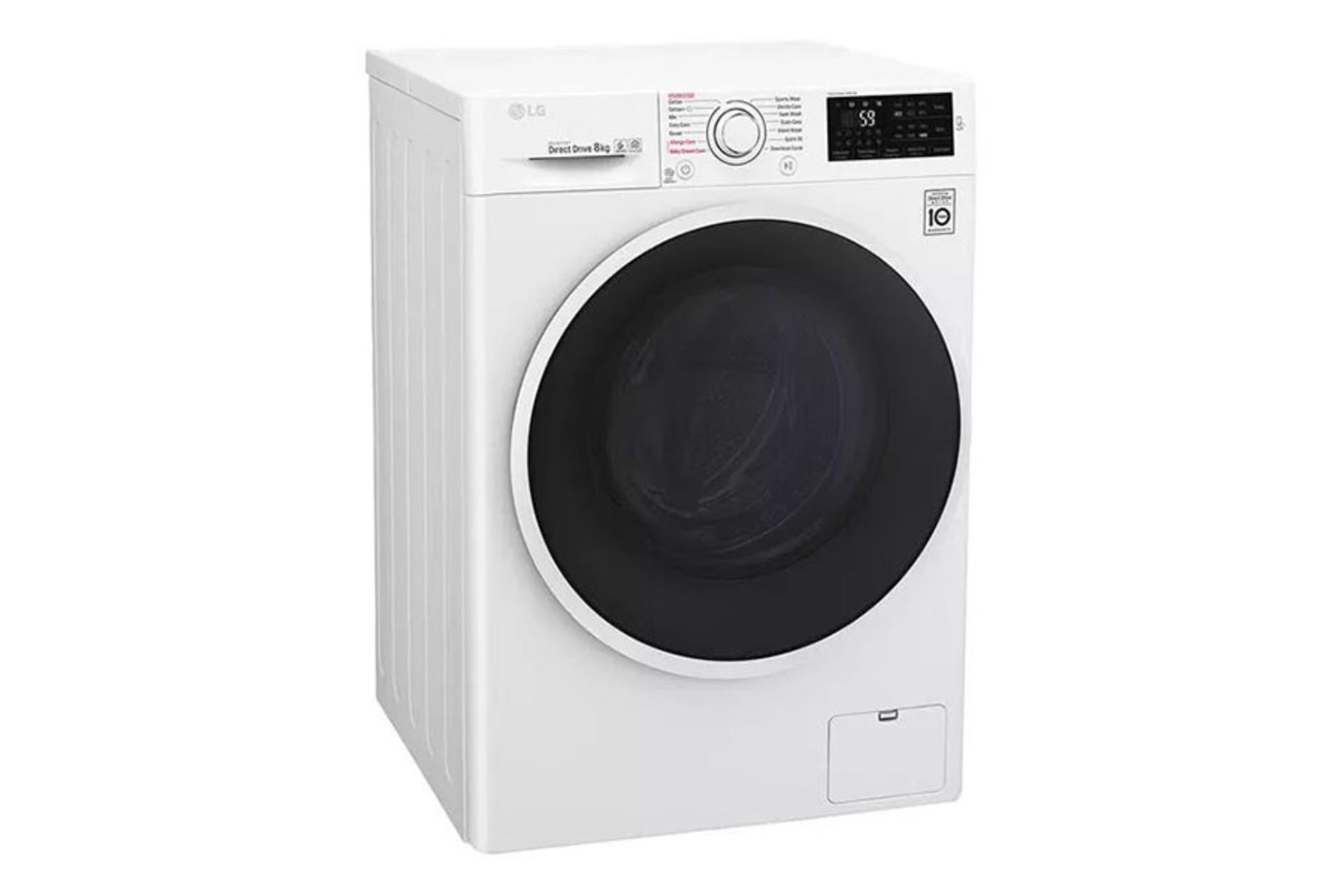ماشین لباسشویی ال جی LG F4J6TNP8S نمای چپ
