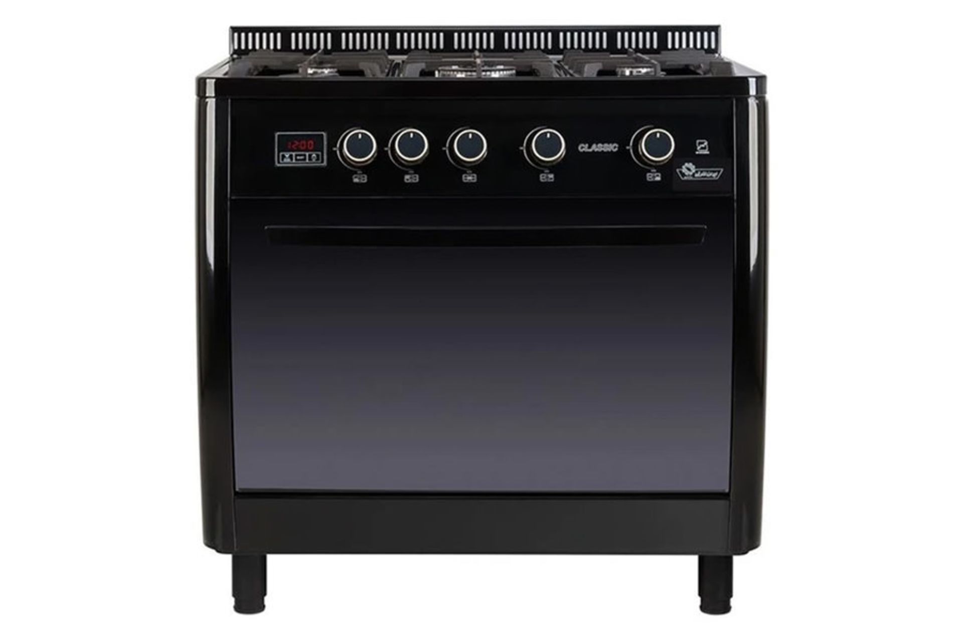 نمای جلوی اجاق گاز ایران شرق کلاسیک C1 رنگ مشکی