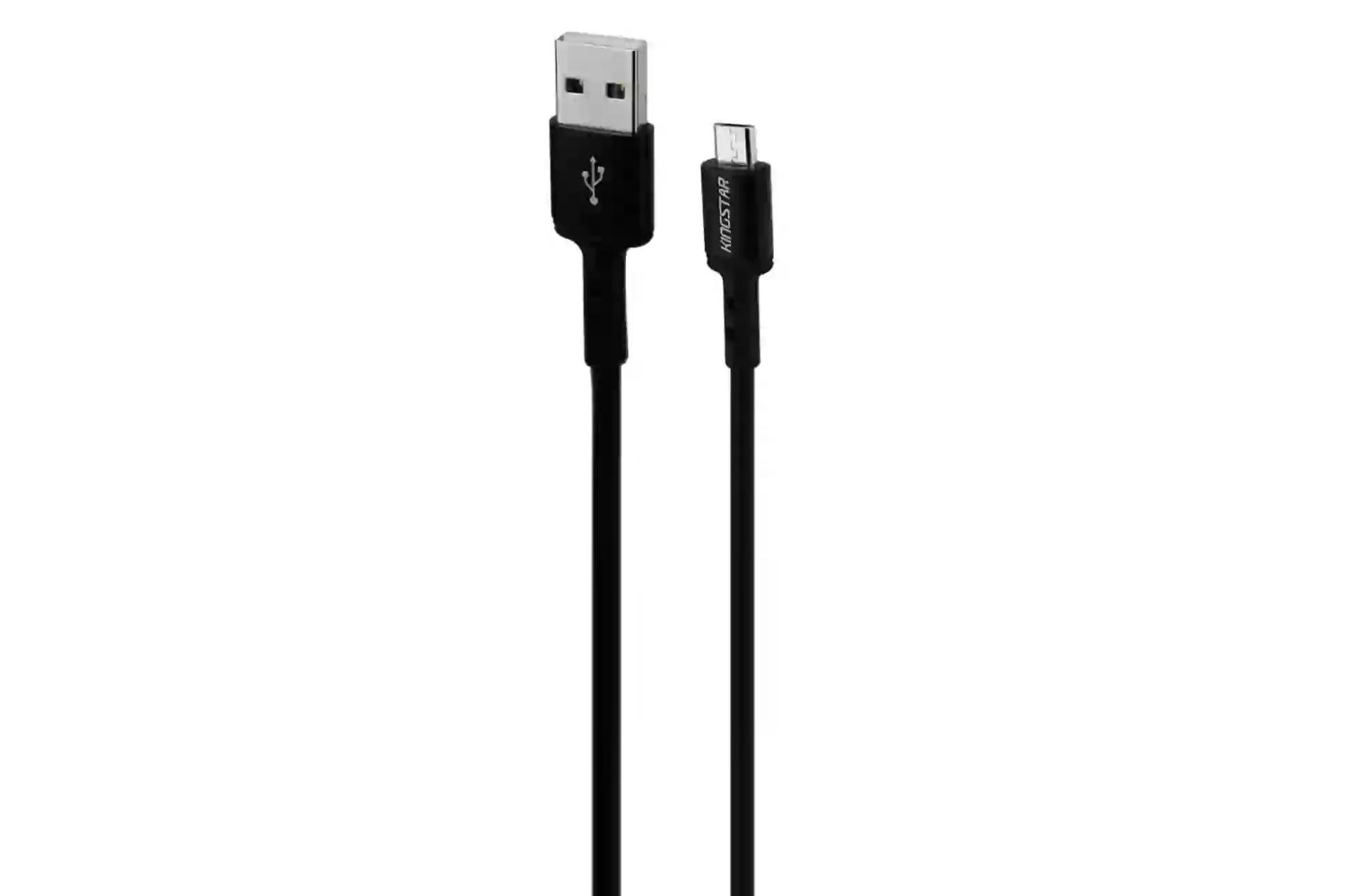 کابل شارژ USB کینگ استار Type-A به Micro-USB مدل K72A با طول 1.2 متر
