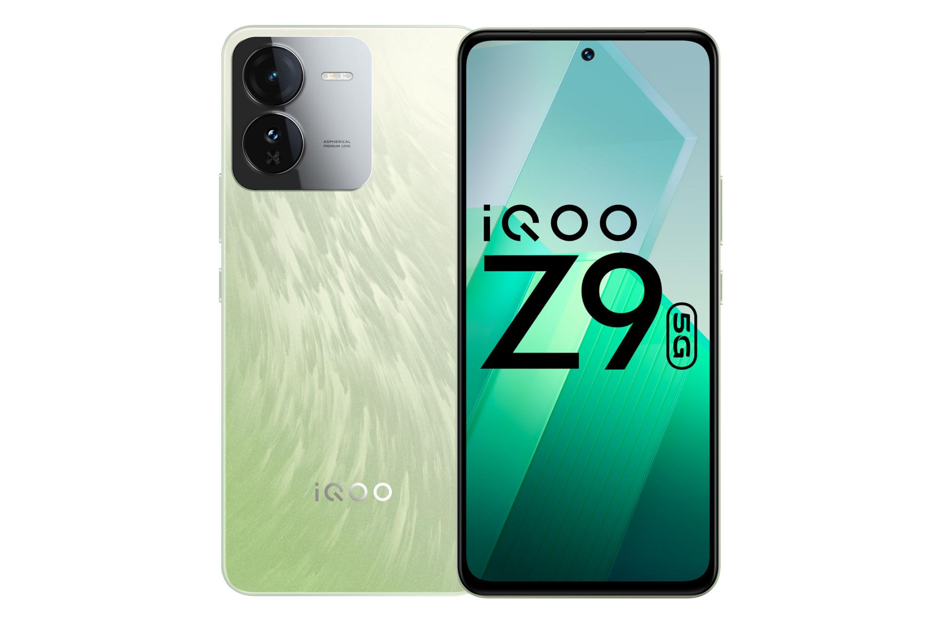 پنل جلو و پشت گوشی موبایل ویوو vivo iQOO Z9 سبز